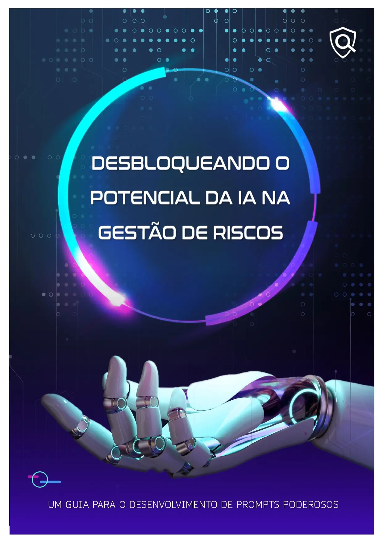 Imagem de um homem de meia idade usando um óculos tecnológico